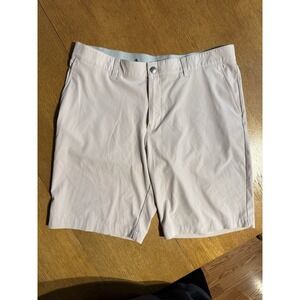 Adidas Golf Shorts Mens 36 Light Pink Performance Flat Front Stretch 10" Inseam